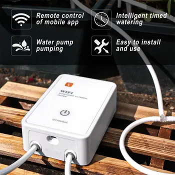 Устройство для полива сада Tuya Smart Wifi, комплект для автоматического капельного орошения водой, система полива с управлением через мобильное приложение Wi-Fi Изображение 2