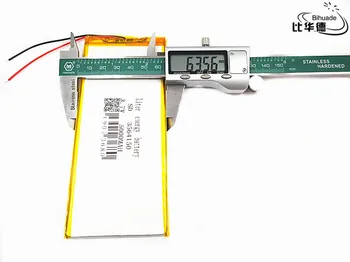 Литровый энергетический аккумулятор 3,7 В, 5000 мАч 3564150 Полимерный литий-ионный/Li-ion аккумулятор для планшетных ПК 7 дюймов 8 дюймов 9 дюймов GPS, mp3, mp4 Изображение 2