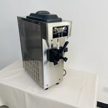 Коммерческая машина для приготовления мороженого с Одним Вкусом Настольная домашняя Столешница Машина для предварительного охлаждения Мороженого Кухонный прибор