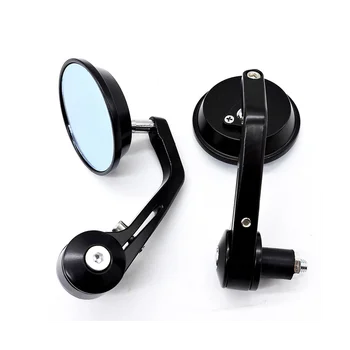 Зеркало заднего вида для мотоцикла, Универсальное круглое зеркало на руле, Зеркало заднего хода, Отражающее зеркало