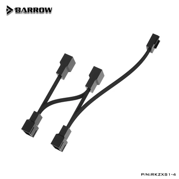 Кулер для воды Barrow PC ARGB lighting splitter 1-4, кабель расширения small 3P, для освещения 5 В, подключается последовательно RKZXS1-4 Изображение 2
