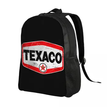 Винтажный Рюкзак для Ноутбука с Логотипом Texaco, Мужская И Женская Повседневная Сумка для книг, Сумка для студентов Колледжа Изображение 2