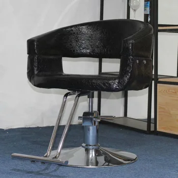 Профессиональное Парикмахерское кресло С Вращающейся Переносной Кожаной Парикмахерской Спинкой Sillas Barberia Barber Equipment MQ50BC