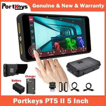 Portkeys PT5 II 5-дюймовый Монитор 4k HDMI с сенсорным экраном 500nit Ультратонкий 3D LUT IPS FHD 1920*1080 для камеры DSLR P6 Новый Обновленный