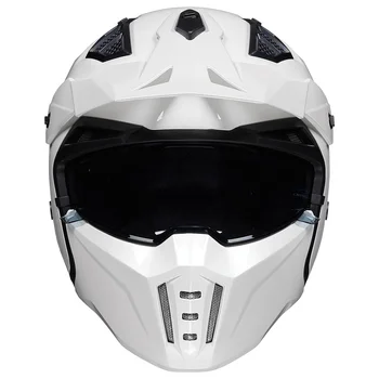 Мотоциклетный шлем ILM Z302 с наполовину открытым лицом 3/4 дюйма