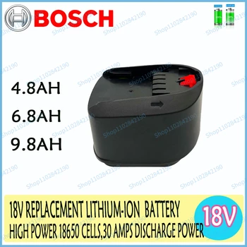 Bosch Pack Новый Литий-ионный аккумулятор 18V 4.8AH/6.8AH/9.8AH для Power4All PBA для инструментов Bosch 18V для дома и сада