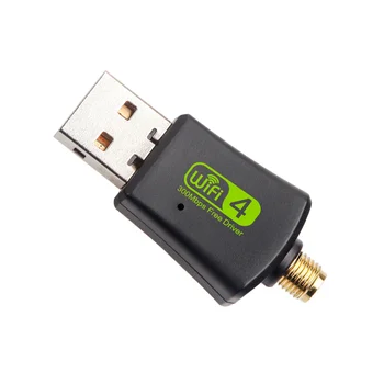 USB Wifi Адаптер Антенна USB Wifi Адаптер Карта Wi-Fi Адаптер Ethernet WiFi Ключ Бесплатный драйвер для настольного ПК Ноутбук Изображение 2