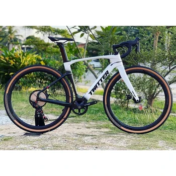 TWITTER gravel bike V2 RS-24S внутренний масляный дисковый тормоз EPS T900s для бездорожья из углеродного волокна, дорожный велосипед 700 * 40C, комплект колес Bелосипед