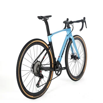 TWITTER gravel bike V2 RS-24S внутренний масляный дисковый тормоз EPS T900s для бездорожья из углеродного волокна, дорожный велосипед 700 * 40C, комплект колес Bелосипед Изображение 2
