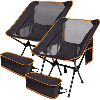 Уличный портативный лунный стул, складной пляжный стул, космический стул из железной трубки с сумкой для хранения, прочный несущий стул для отдыха