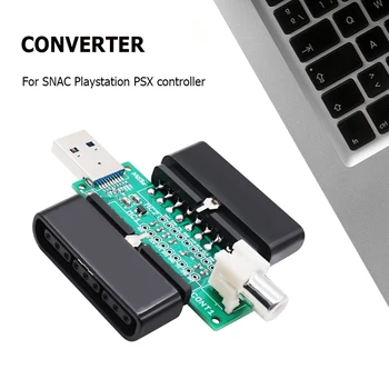 Для SNAC Playstation PSX Адаптер для преобразования контроллера с USB-кабелем для MiSTer FPGA аналогово-цифровой платы ввода-вывода удлинительный кабель
