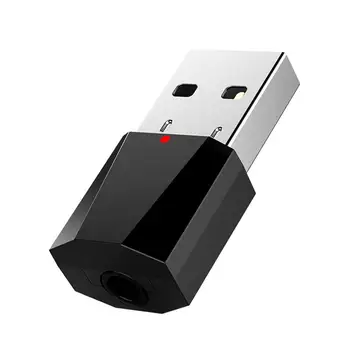 Профессиональный автомобильный Bluetooth-приемник USB AUX, совместимый с Портативным микрофоном, Стереофоническими музыкальными колонками, Надежная совместимость со звуком Изображение 2