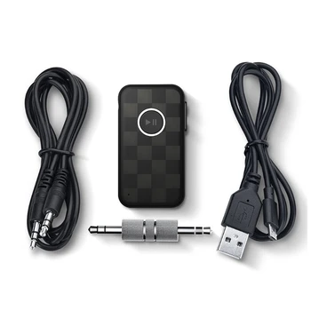 Bluetooth-совместимый Адаптер 5.0 AUX для автомобильного музыкального приемника с шумоподавлением для домашних стереонаушников с громкой связью