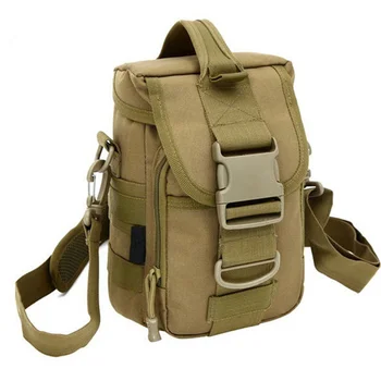 Molle тактическая военная сумка через плечо с сообщением, ручная сумка, спорт на открытом воздухе, кемпинг, езда, нейлоновые водонепроницаемые сумки, сумки через плечо, сумка Изображение 2