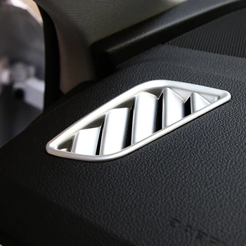 Для Audi A4 b9 2017-2022, ABS Матовая Передняя часть Автомобиля, Небольшая Панель Воздуховыпуска, Накладка на рамку, Наклейка на отделку, Аксессуары для интерьера, 2 шт. Изображение 2