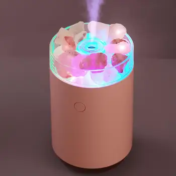 Увлажнитель воздуха с соляным камнем USB, диффузор эфирного масла для ароматерапии (розовый) Изображение 2