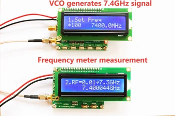 HZ331 HF RF частотомер счетчик 2,4 G 3G 5,8G 6G 7G 1 Гц ~ 7,3 ГГц низкочастотный/высокочастотный сигнал 500 кГц импульсный накопитель Изображение 2