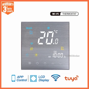 Умный термостат Tuya WiFi, регулятор температуры для воды/Электрического теплого пола/газового котла, Работа с Alexa Google Home