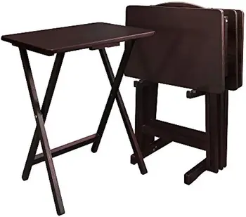 Повседневный Домашний Стол с подносом из 5 шт., стол для кемпинга, складной уличный стол