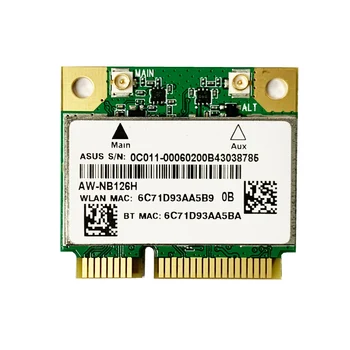 Новая Беспроводная Сетевая карта Wifi Bluetooth 4.0 Half Mini PCI-E Для Atheros AR9485 AR5B225 Для ASUS/Dell/ACER/Samsung