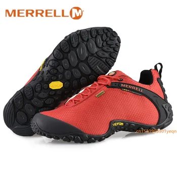 Authentique Merrell Мужская Женская Спортивная обувь для кемпинга с дышащей сеткой, Водонепроницаемая обувь для альпинизма 36-46