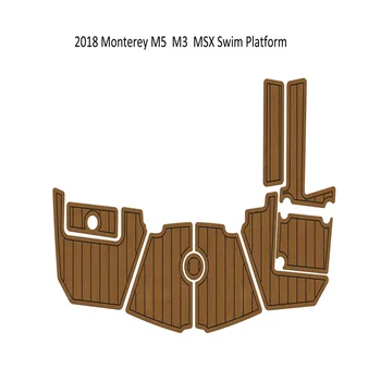 2018 Monterey M5 M3 MSX Плавать Platfrom Step Pad Лодка EVA Пены Тик Палубный Коврик Для Пола