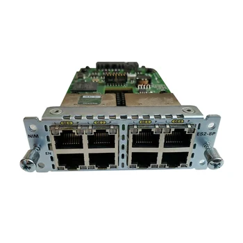 Оригинальный модуль расширения для сетевого модуля Cisco NIM-ES2-8P, 8-портовый коммутатор Gigabit Ethernet LAN, модуль сетевого интерфейса, 90% новый
