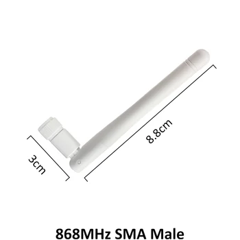 GRANDWISDOM 5шт 868 МГц антенна 3dbi sma мужской 915 МГц модуль lora antene lorawan ipex 1 SMA женский удлинитель с косичкой Изображение 2