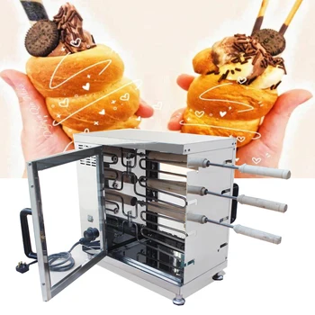 Электрическая Машина для приготовления печенья Kurtos Kalacs, Рожок для Мороженого, Венгрия, Машина для производства печных рулетов Trdelnik