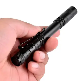 Мини Портативный водонепроницаемый фонарик в форме ручки, супер яркий фонарик, аксессуары и снаряжение для кемпинга