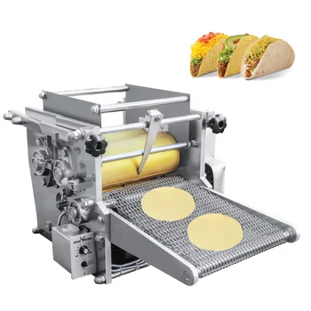 Небольшая настольная Промышленная машина для производства Роти-Чапати, Пресс для кукурузных тортилий, хлебопечка для ресторана