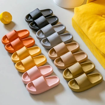 Детские домашние тапочки на мягкой подошве, удобные и симпатичные. Новинка 2023 года, летняя пляжная обувь для мальчиков и девочек Изображение 2